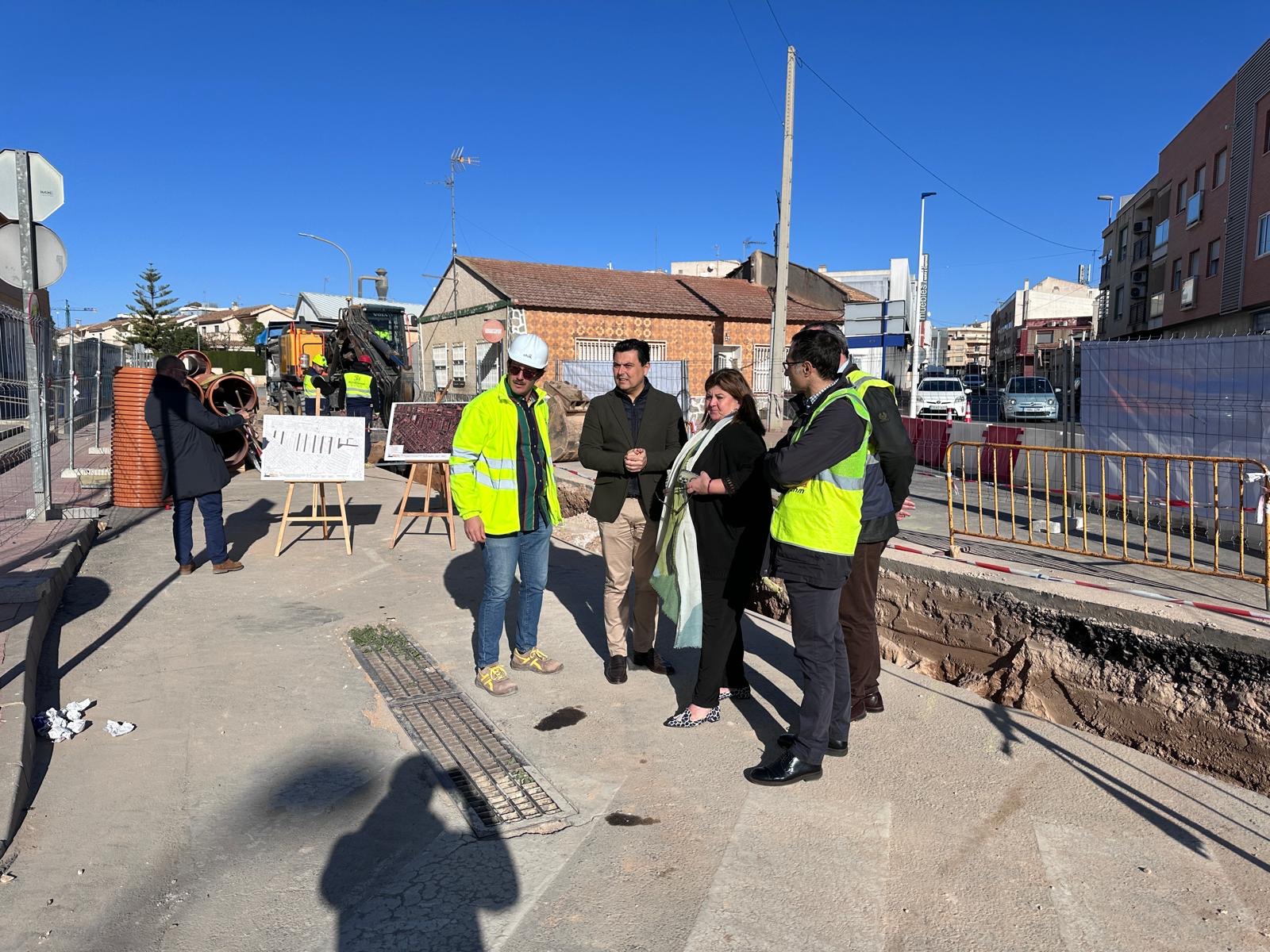 El Ayuntamiento de San Javier sigue avanzando en su plan de conducción de aguas pluviales bajo tierra